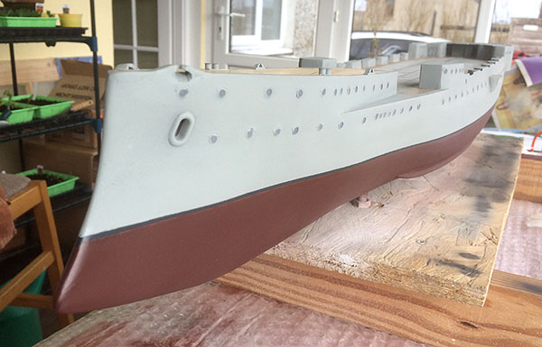 Completed hull